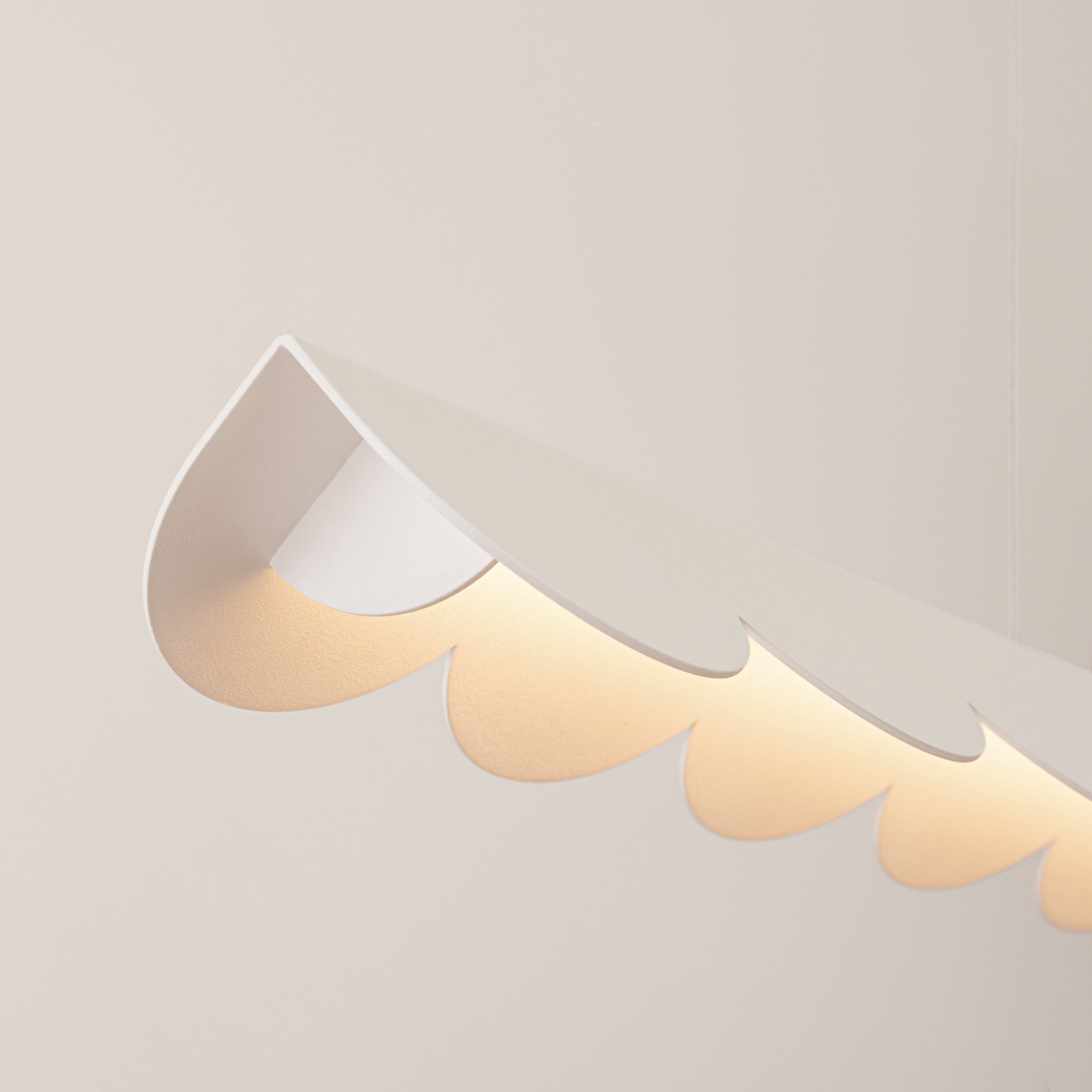 Lampa wisząca Biscuit beżowa LED barwa ciepła