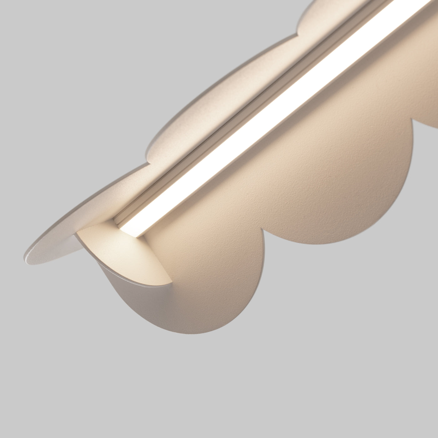 Lampa wisząca Biscuit LED beżowa 4000K