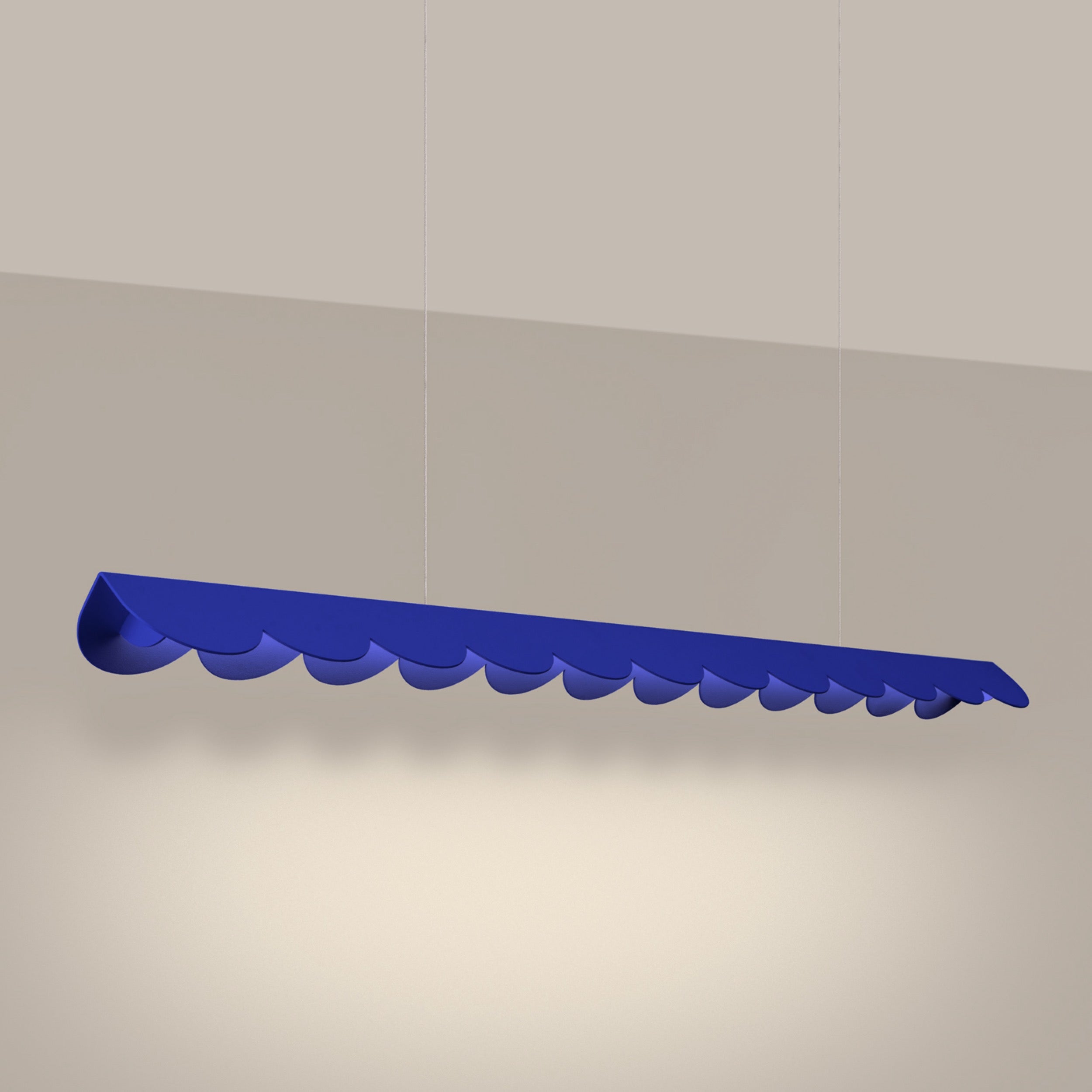 Lampa wisząca Biscuit ultramaryna LED barwa ciepła
