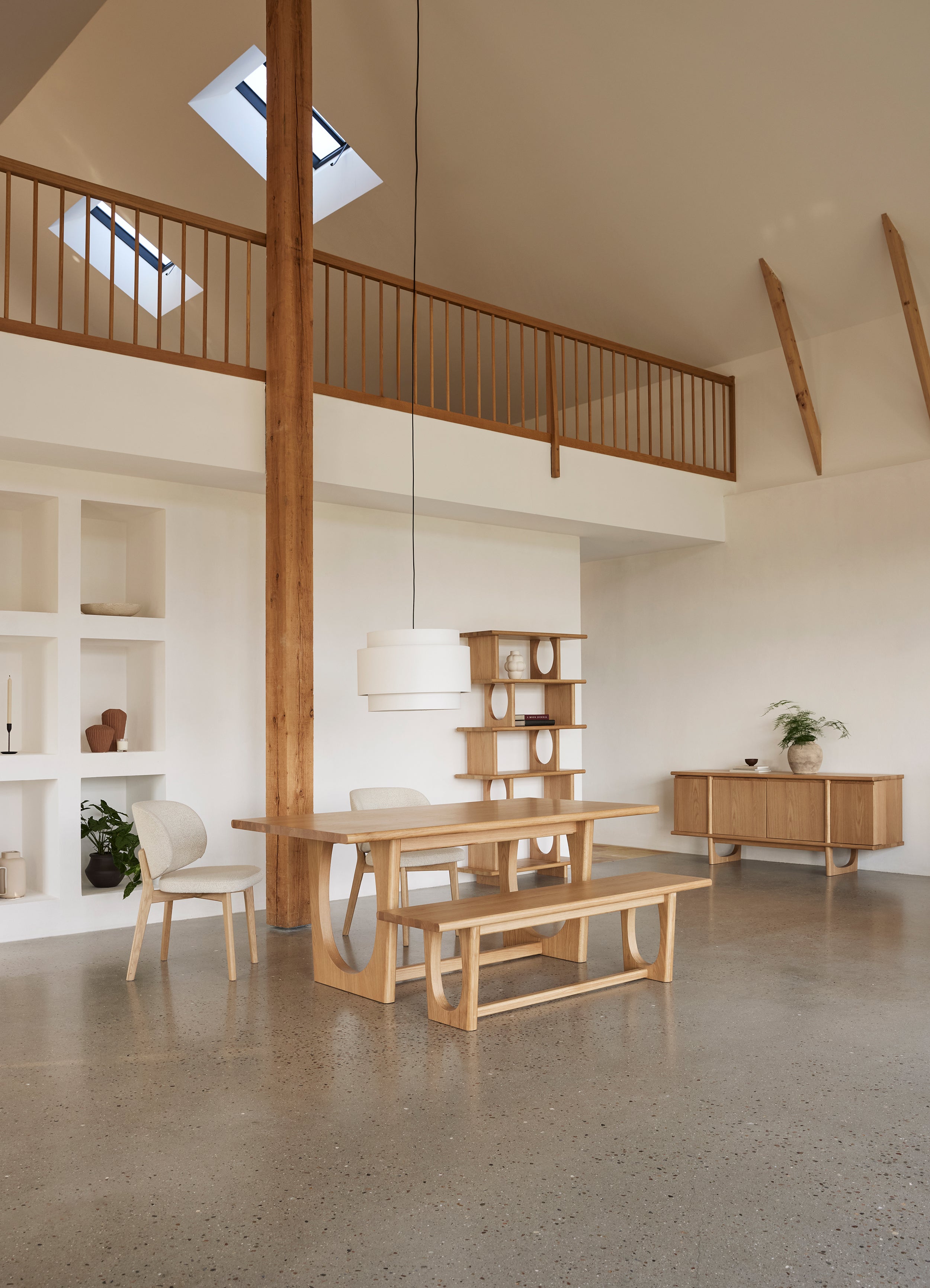 Stół do jadalni Vertles 180x95 cm dąb naturalny