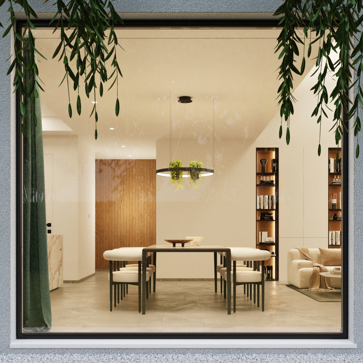Żyrandol Rio Bio LED 78 cm czarny 3000K