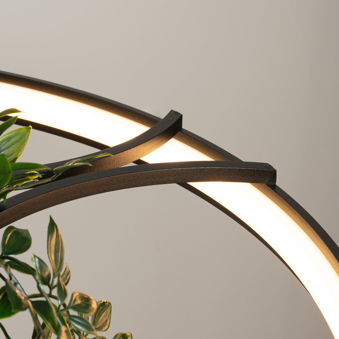 Żyrandol Rio Bio LED 78 cm czarny 3000K