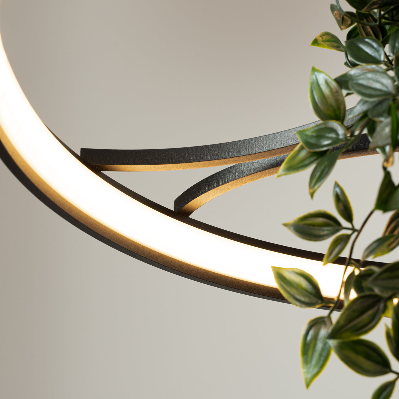 Żyrandol Rio Bio LED 78 cm czarny 3000K