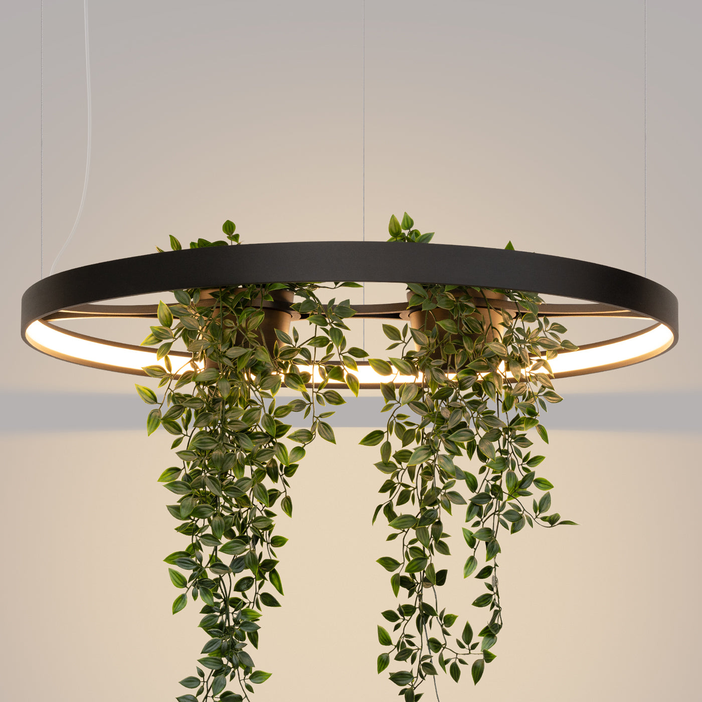 Żyrandol Rio Bio LED 78 cm czarny 3000K