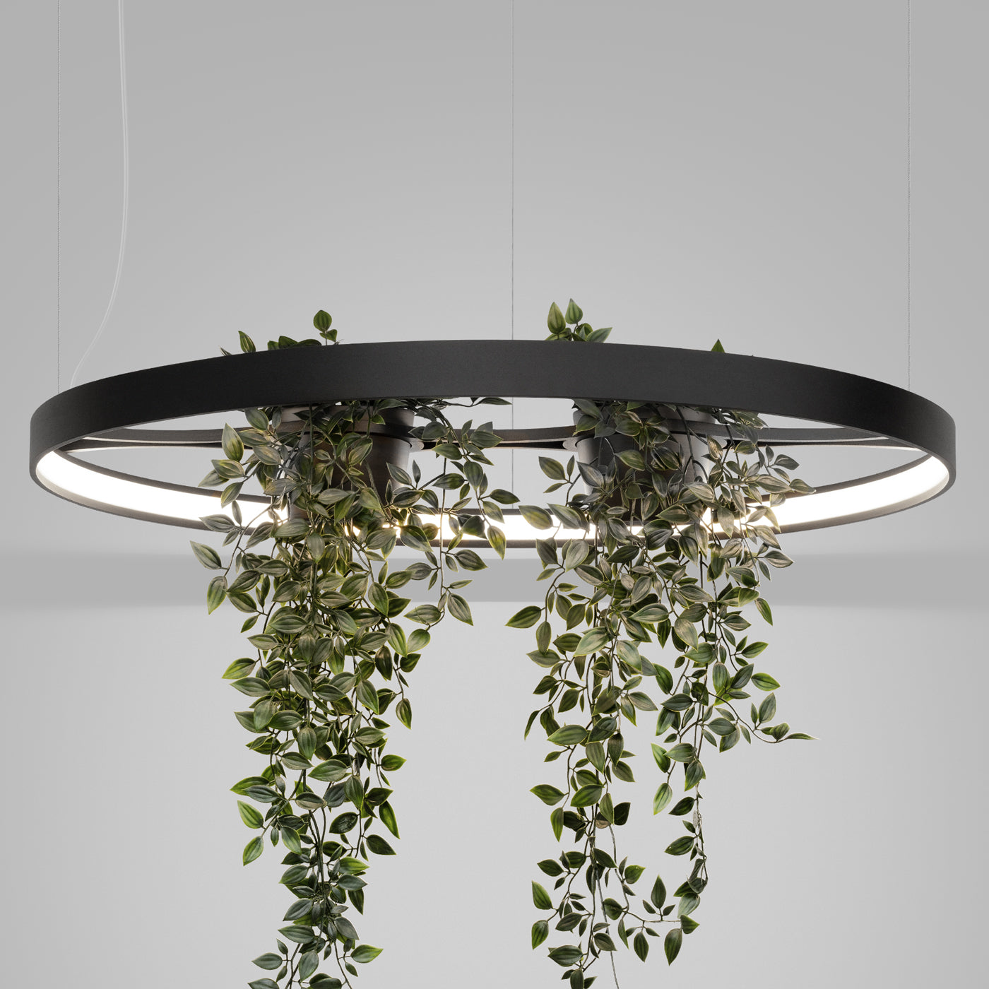 Żyrandol Rio Bio LED 78 cm czarny 4000K