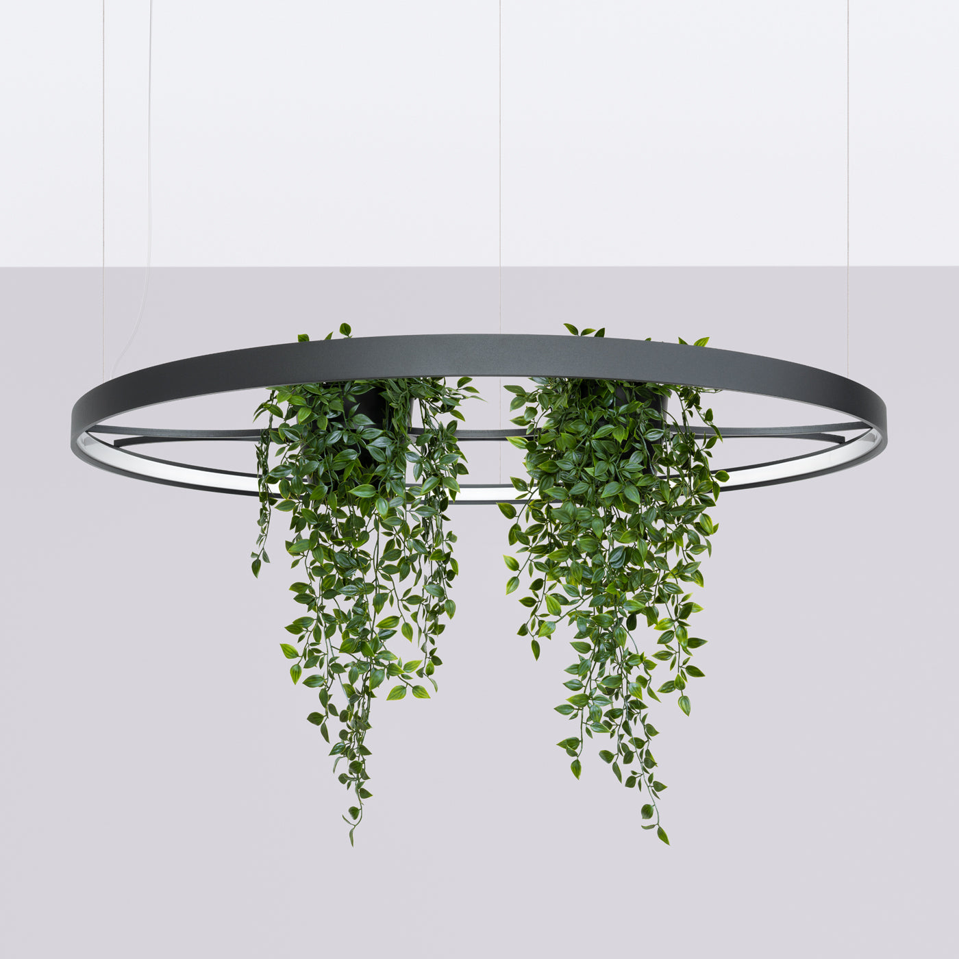 Żyrandol Rio Bio LED 110 cm czarny 3000K