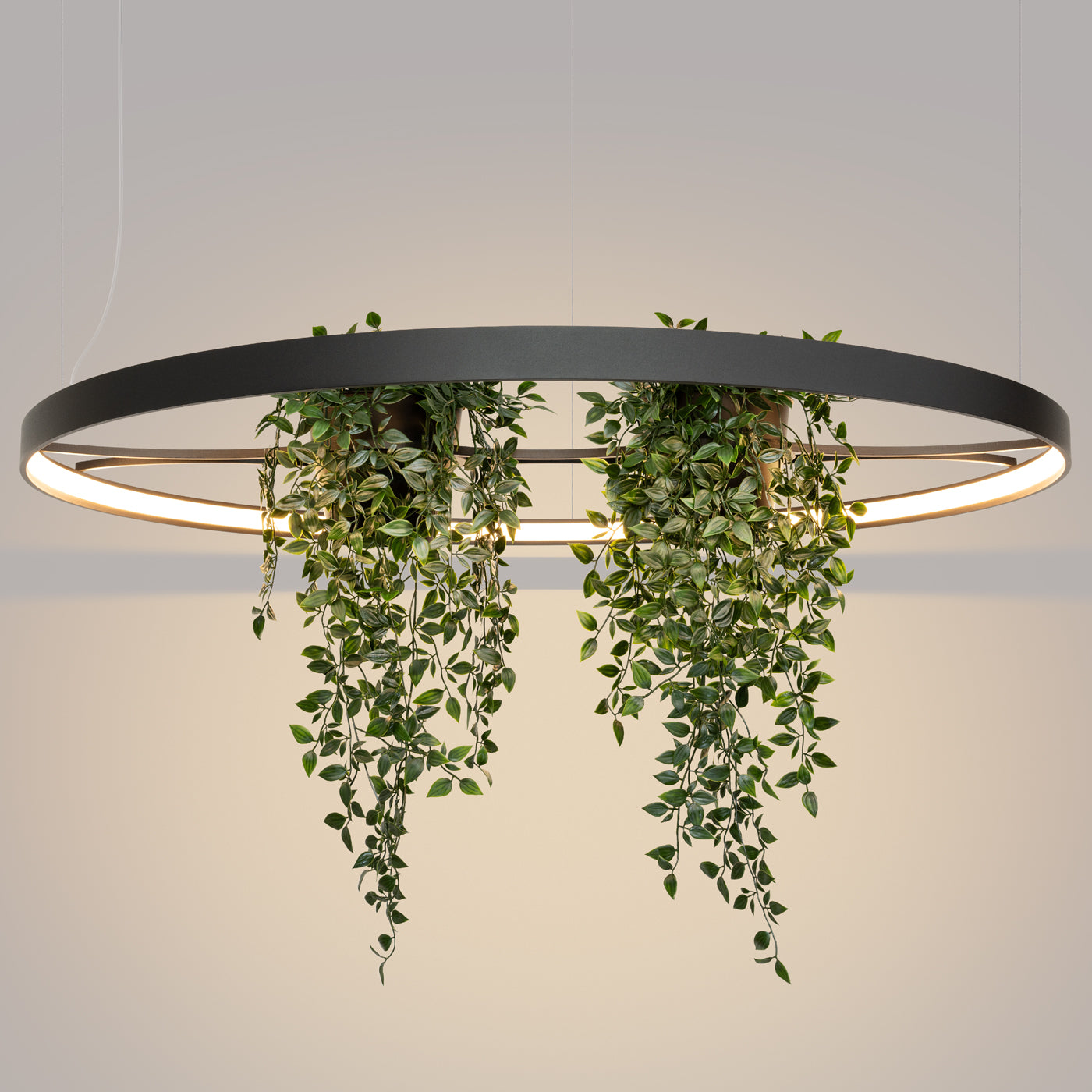 Żyrandol Rio Bio LED 110 cm czarny 3000K