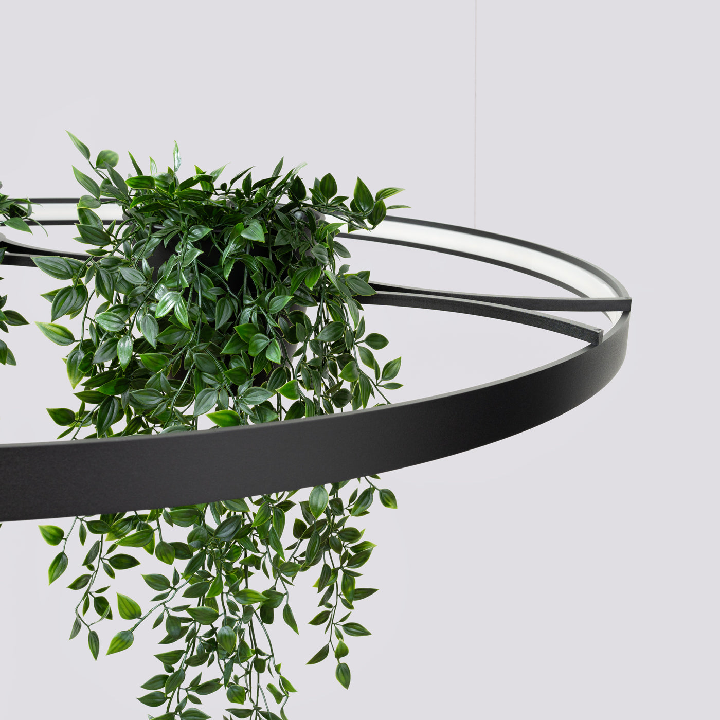 Żyrandol Rio Bio LED 110 cm czarny 4000K