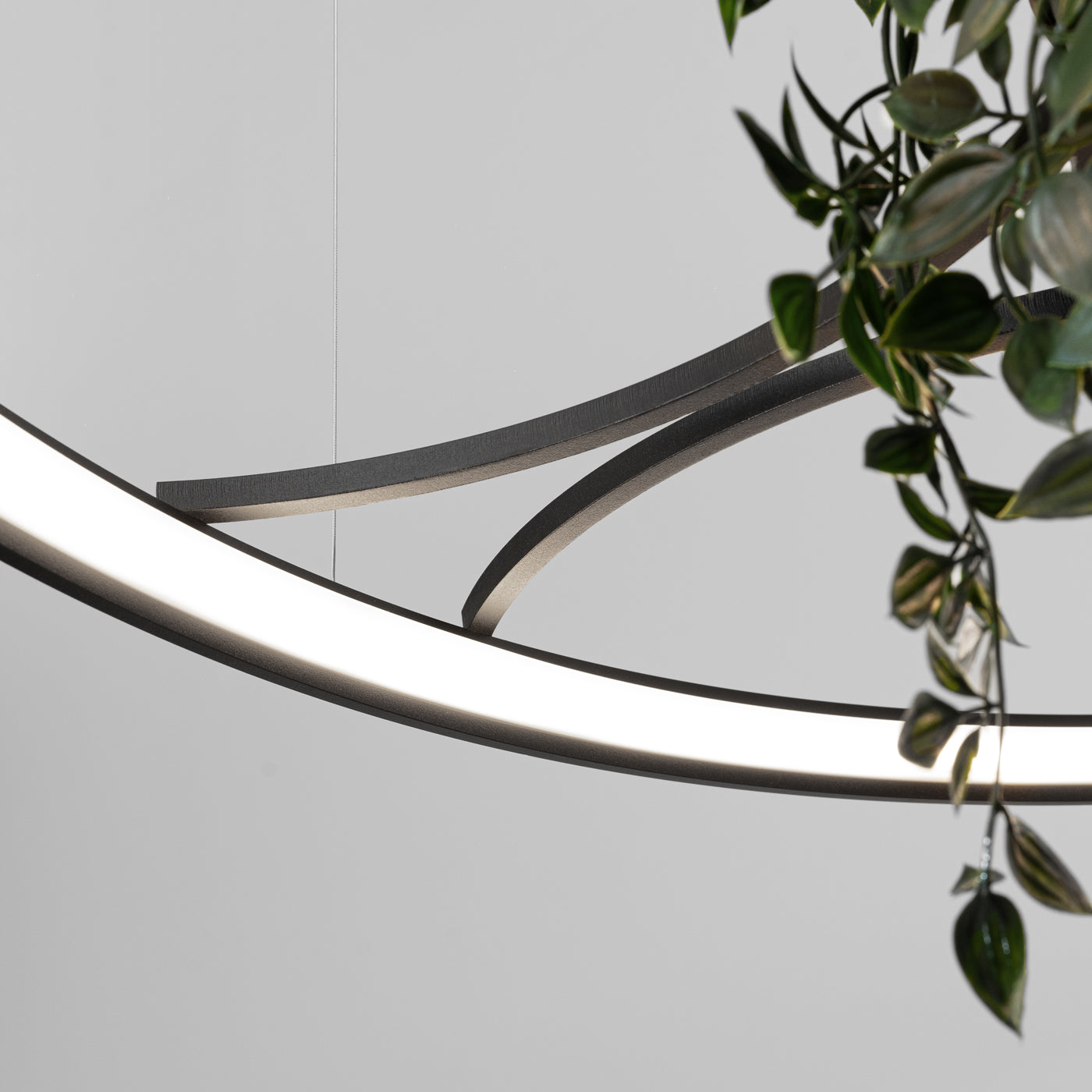 Żyrandol Rio Bio LED 110 cm czarny 4000K