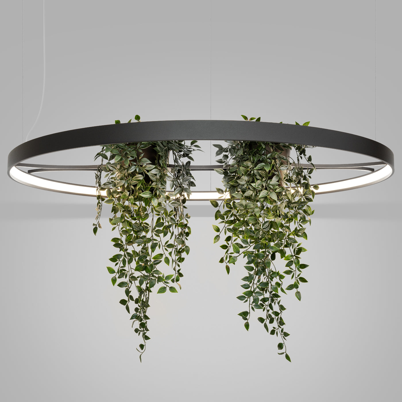 Żyrandol Rio Bio LED 110 cm czarny 4000K