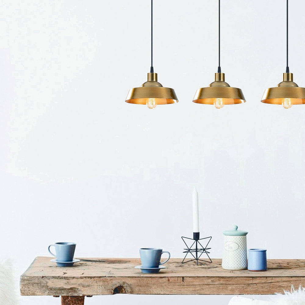 Lampa wisząca Frodes x3 złota