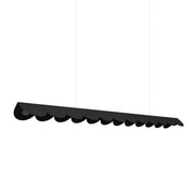 Lampa wisząca Biscuit czarna LED barwa ciepła