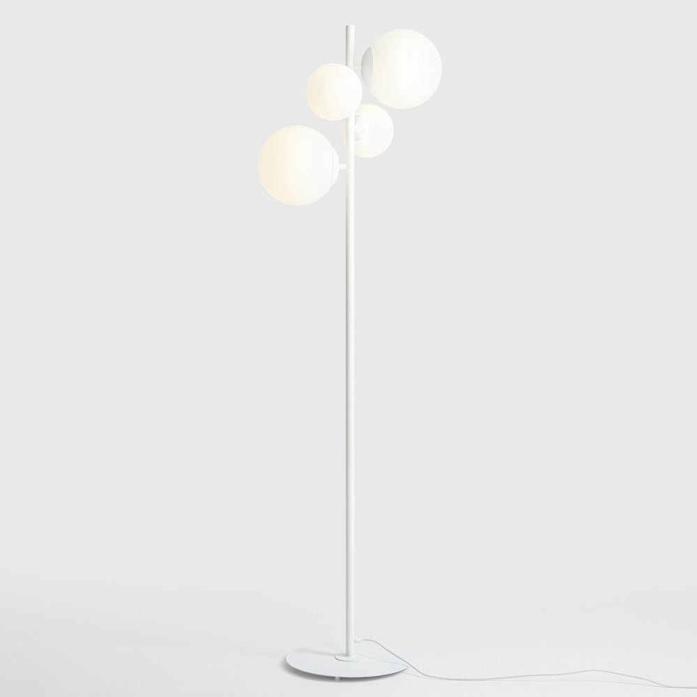 Lampa podłogowa Mauric 161 cm biała