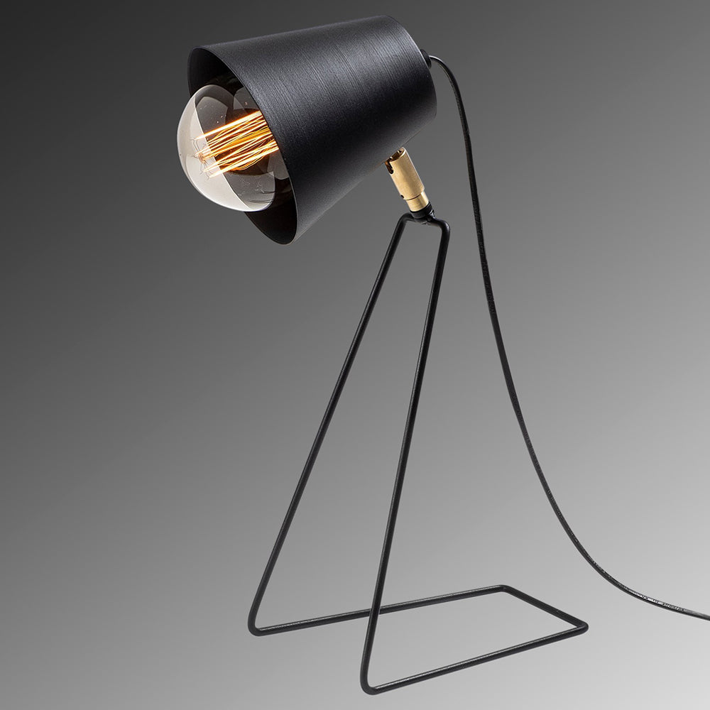 Lampa stołowa Dantarilia minimalistyczna czarna