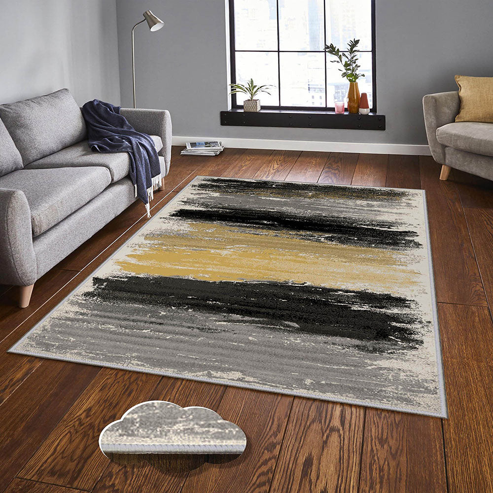 Dywan nowoczesny Totativer 100x150 cm zielono-żółty