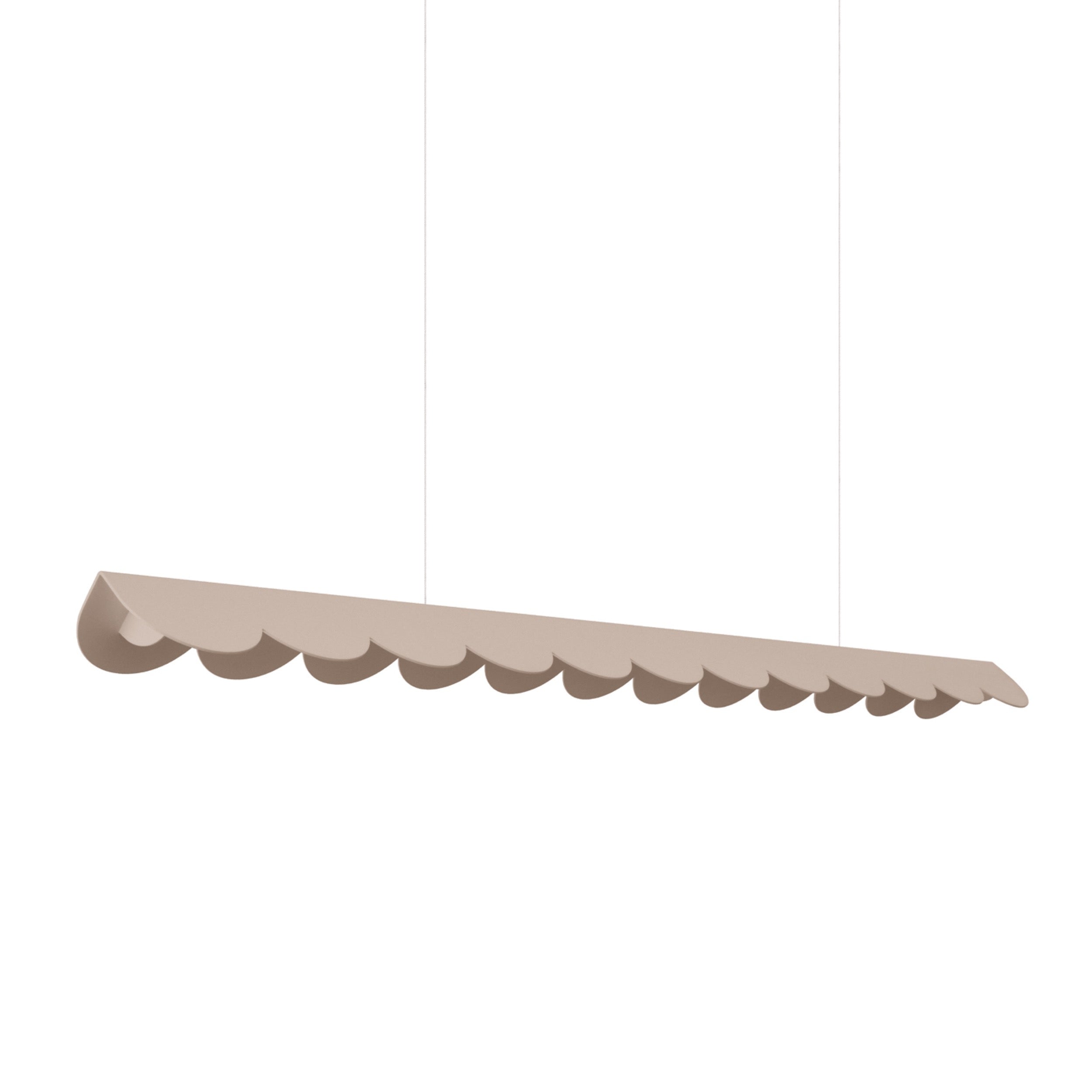 Lampa wisząca Biscuit taupe LED barwa ciepła