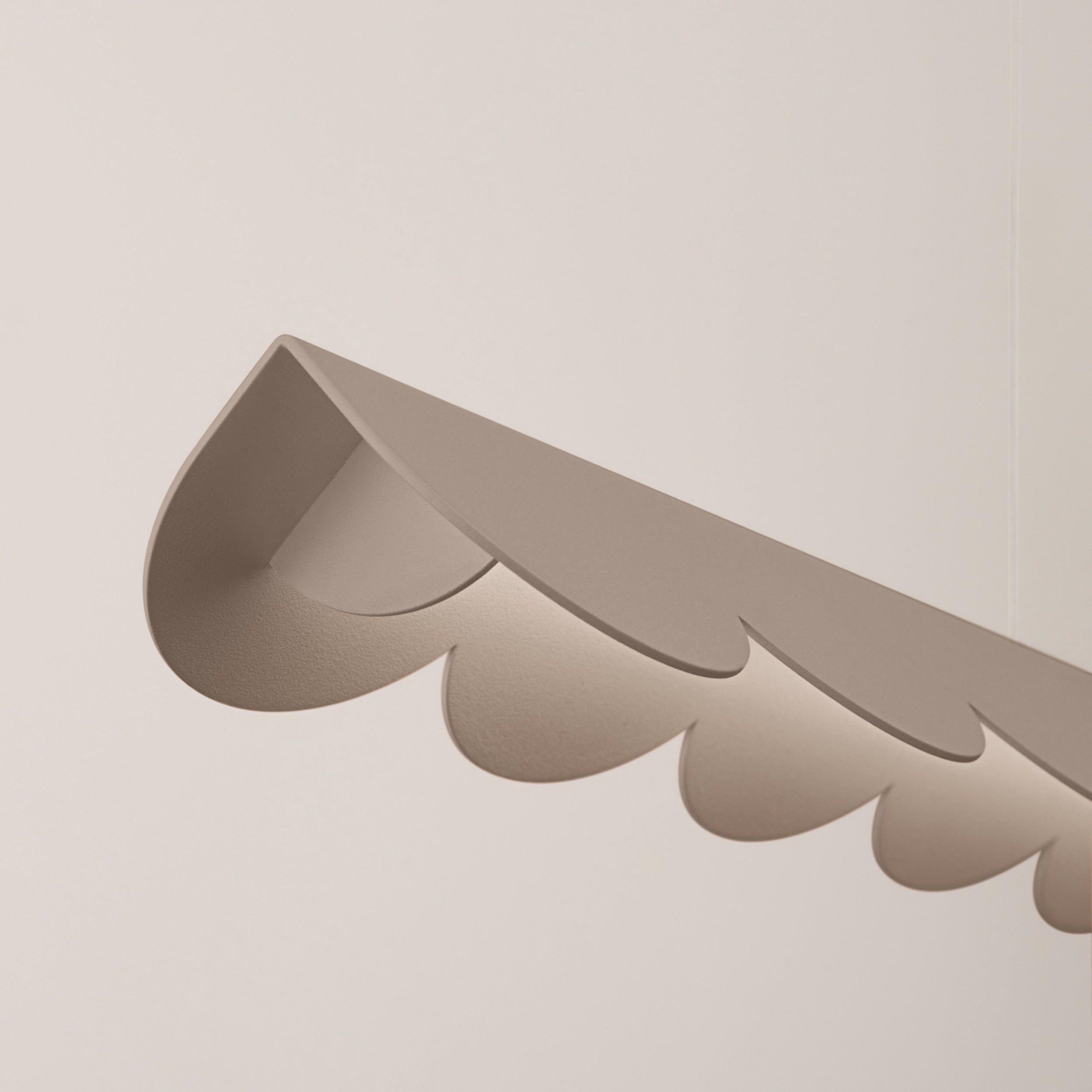 Lampa wisząca Biscuit taupe LED barwa ciepła