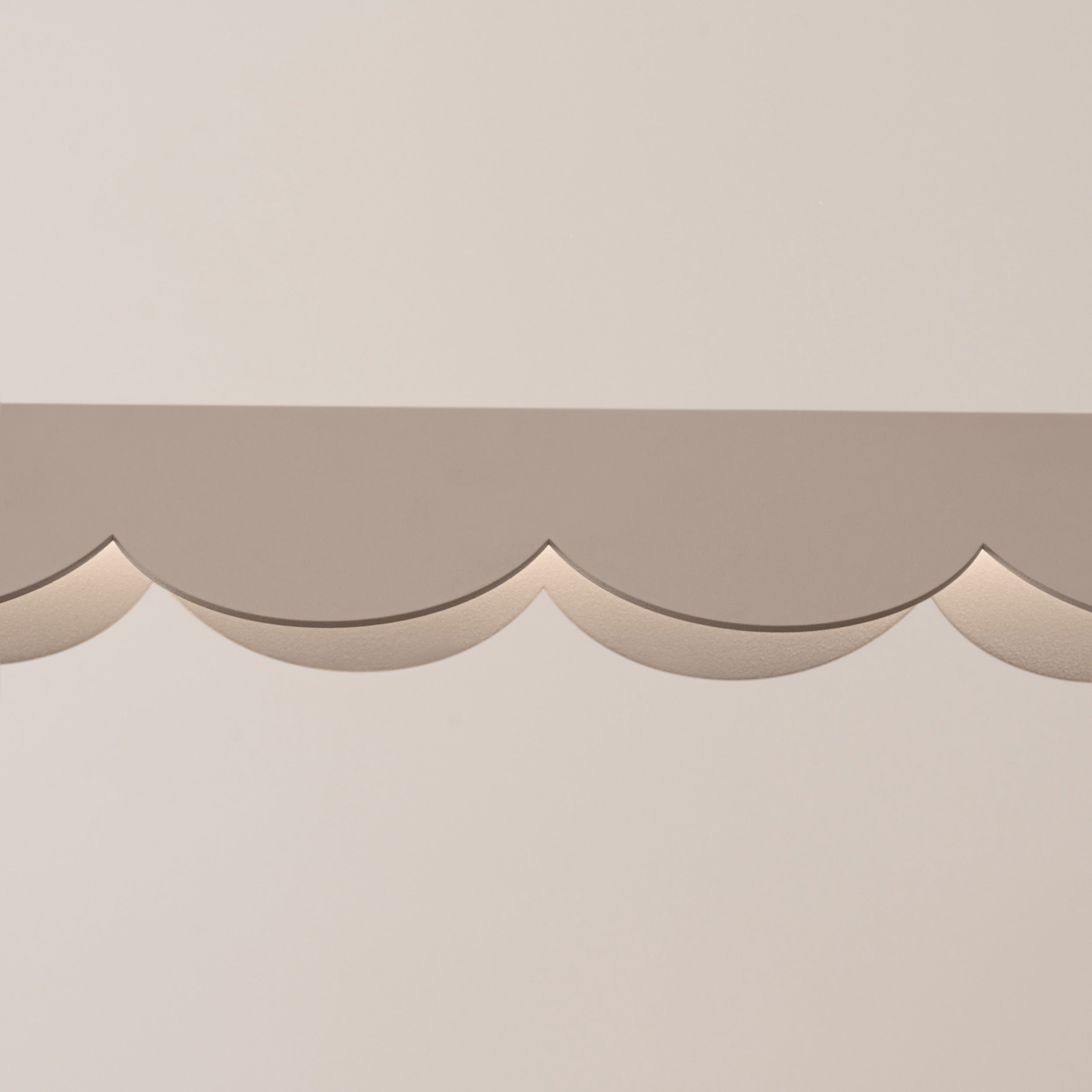 Lampa wisząca Biscuit taupe LED barwa ciepła