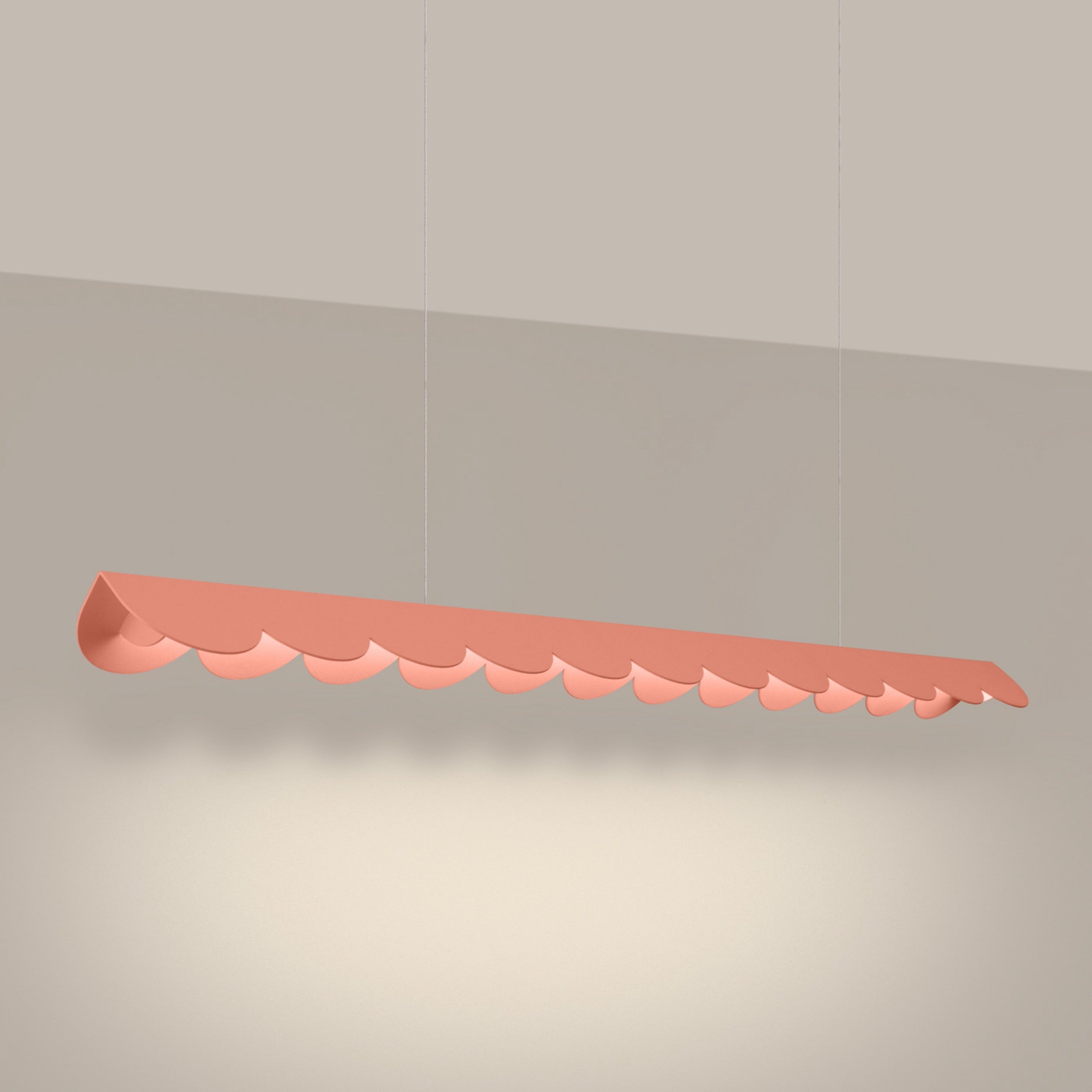 Lampa wisząca Biscuit brzoskwiniowy LED barwa ciepła