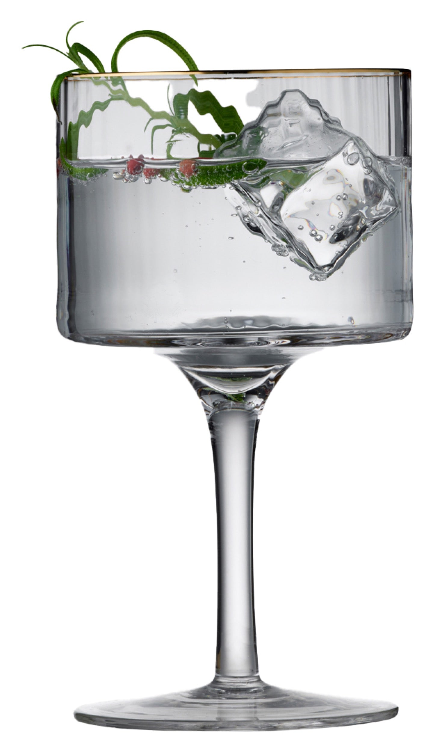 Zestaw 4 kieliszków do ginu Palermo 320 ml złote