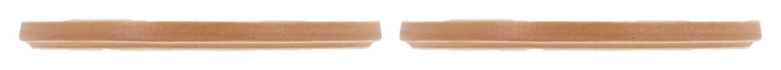 Zestaw 2 talerzy porcelanowych Fjord 21 cm kremowe