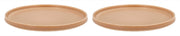 Zestaw 2 talerzy porcelanowych Fjord 21 cm kremowe