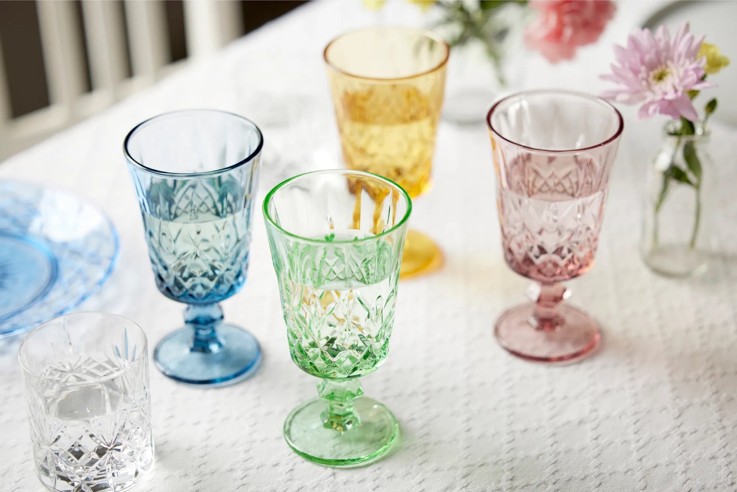 Zestaw 4 kieliszków do wina Sorrento 290 ml różowe