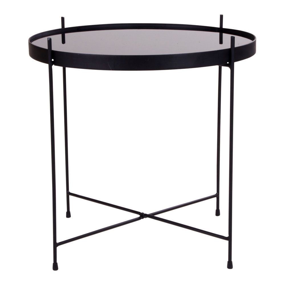 Stolik kawowy Marcolino średnica 48 cm czarny