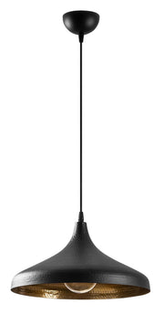 Lampa wisząca Haliness średnica 36 cm czarna