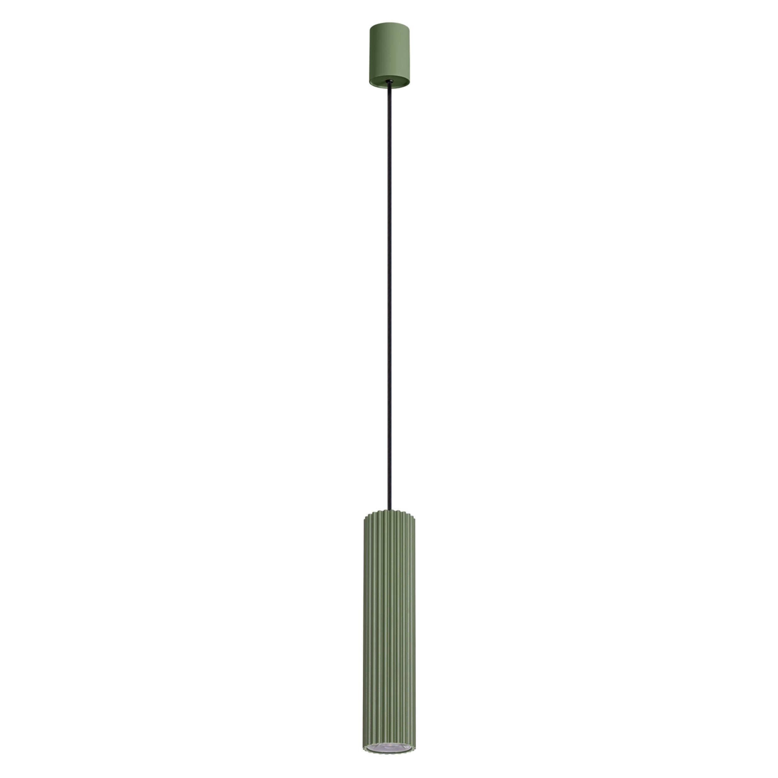 Lampa wisząca Smart Ivar 1 zielona oliwka LED barwa ciepła