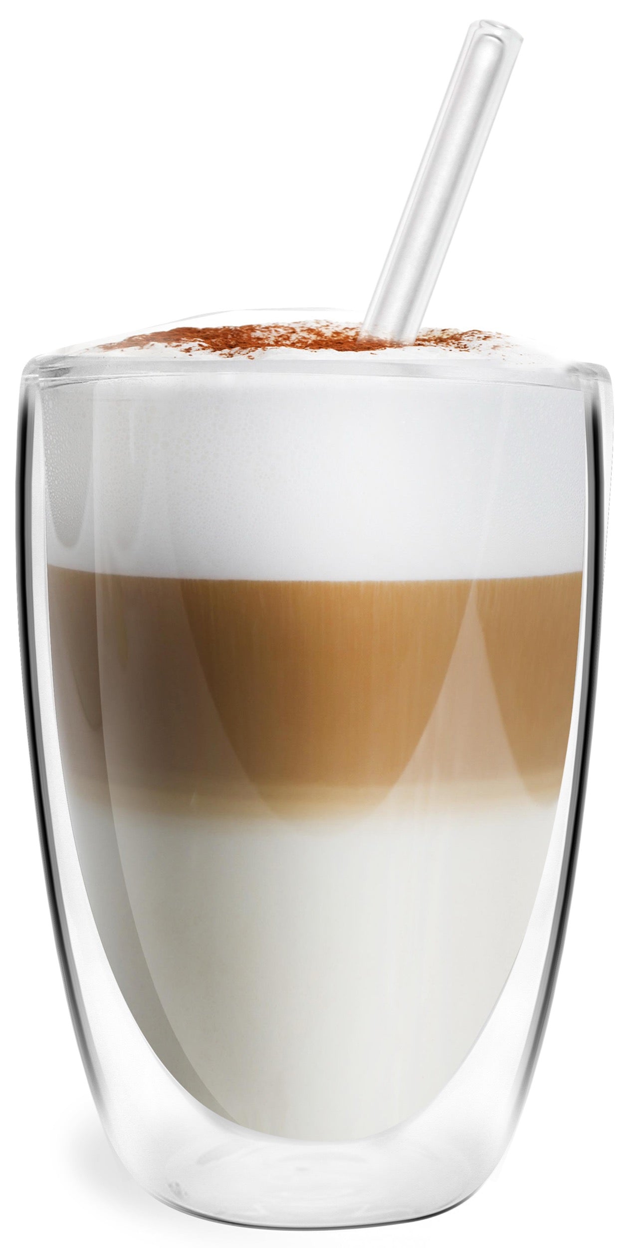 Zestaw 6 szklanek ze słomkami Vita 350 ml