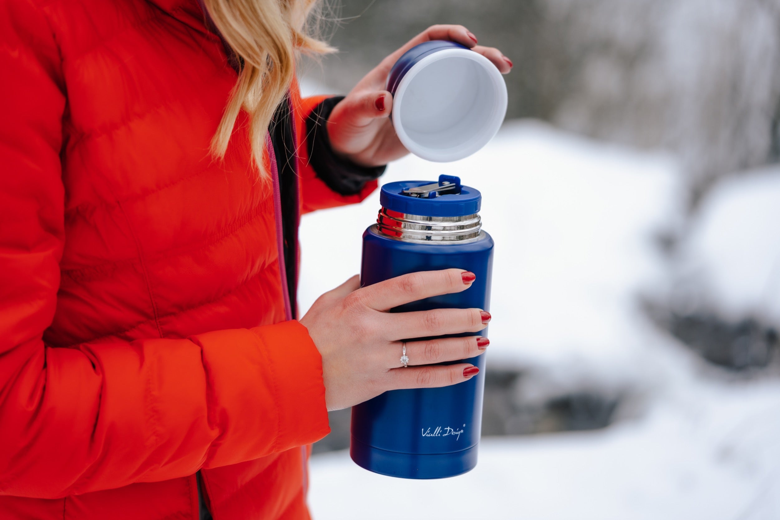 Termos obiadowy Fuori 750 ml granatowy