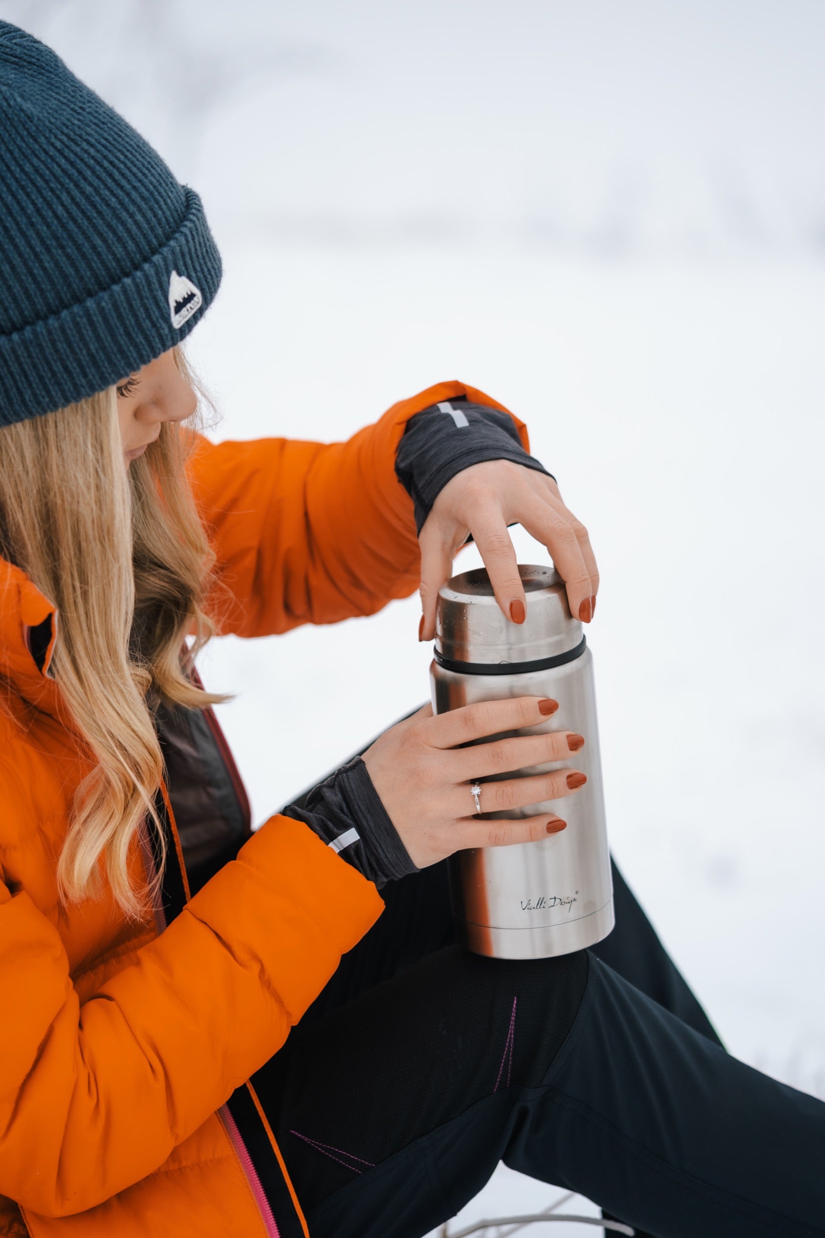 Termos obiadowy Fuori 750 ml srebrny matowy