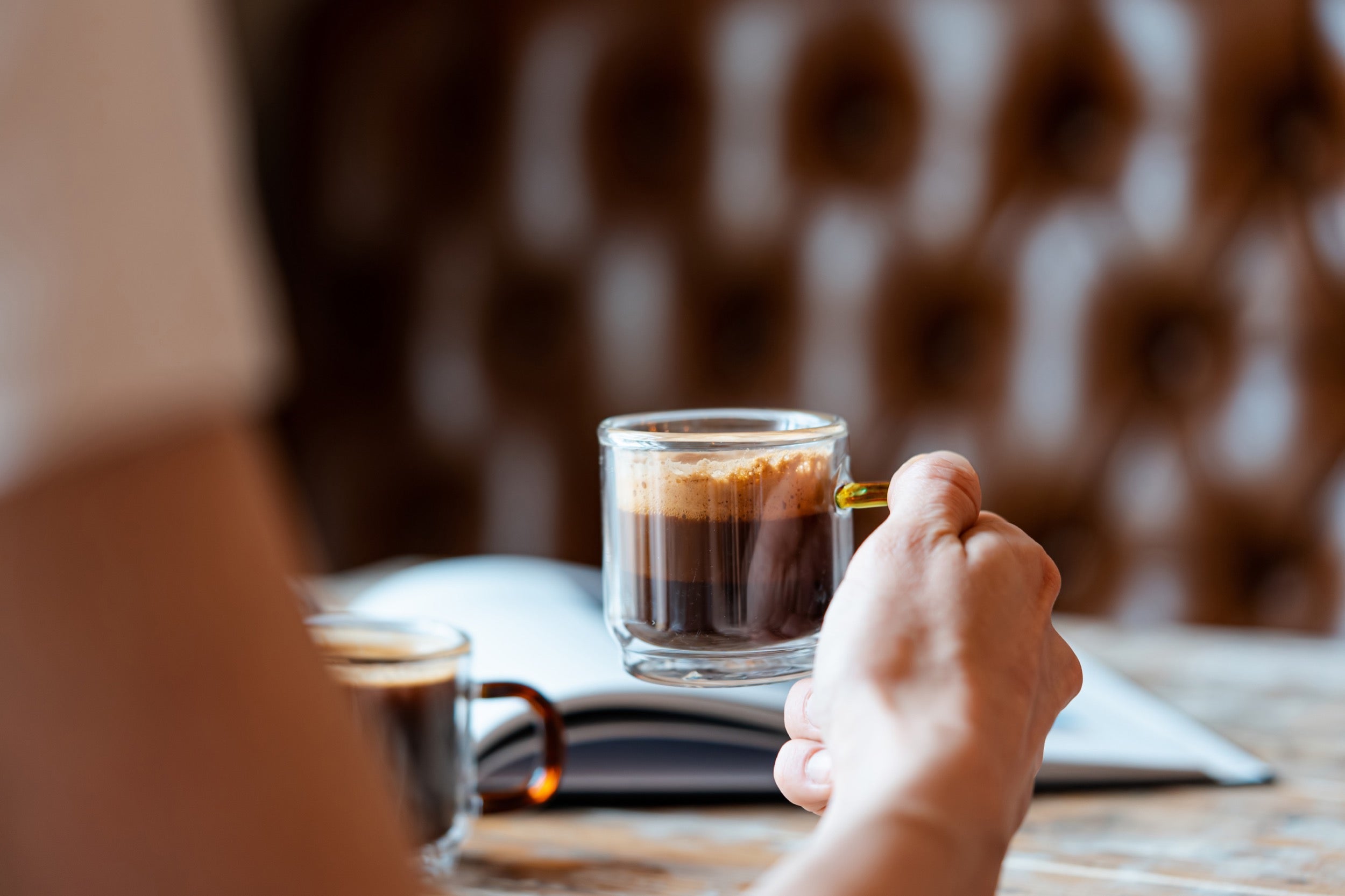 Zestaw 2 szklanek do espresso Amber 80 ml