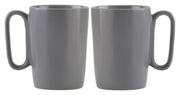Zestaw 2 kubków Fuori 250 ml ceramiczne szare