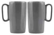 Zestaw 2 kubków Fuori 330 ml ceramiczne szare