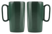Zestaw 2 kubków Fuori 330 ml ceramiczne zielone
