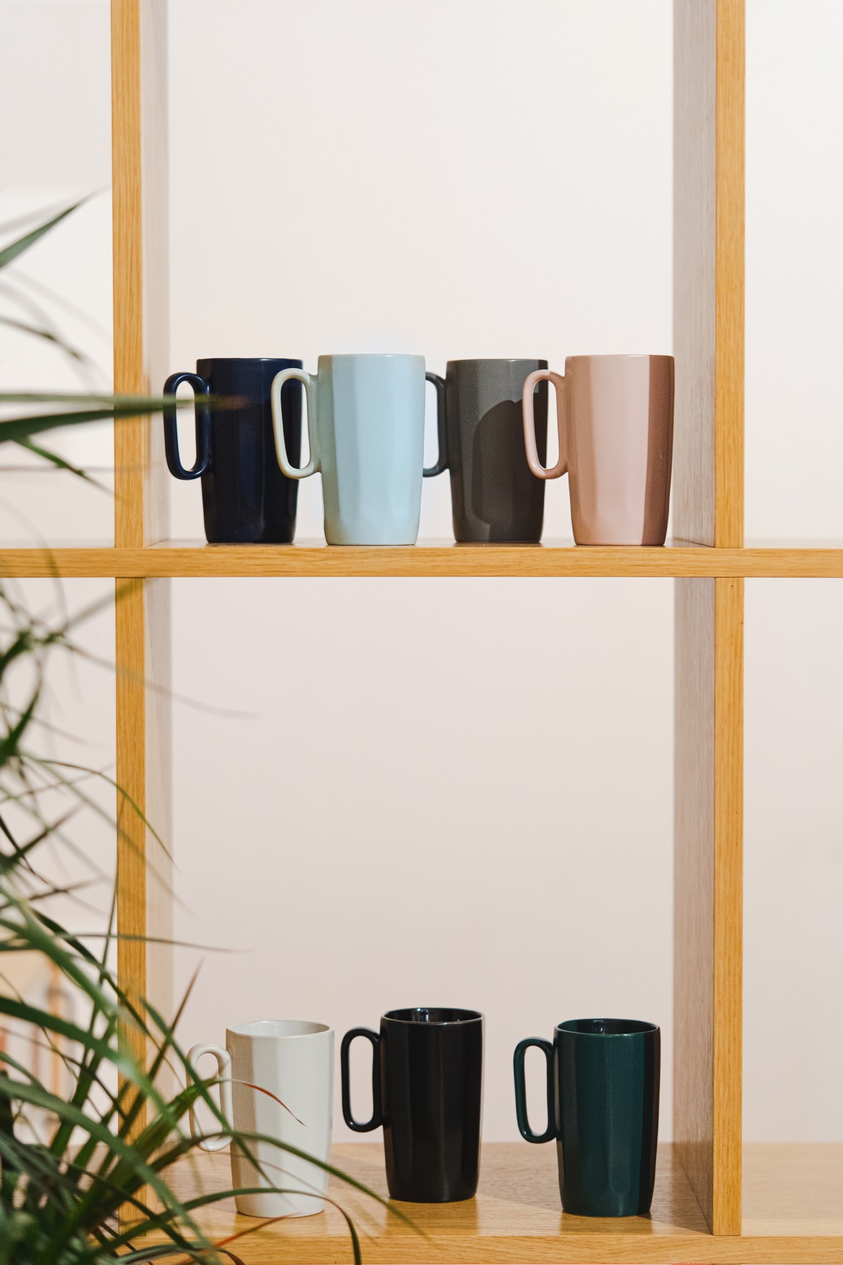 Zestaw 2 kubków Fuori 330 ml ceramiczne miętowe