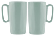 Zestaw 2 kubków Fuori 330 ml ceramiczne miętowe