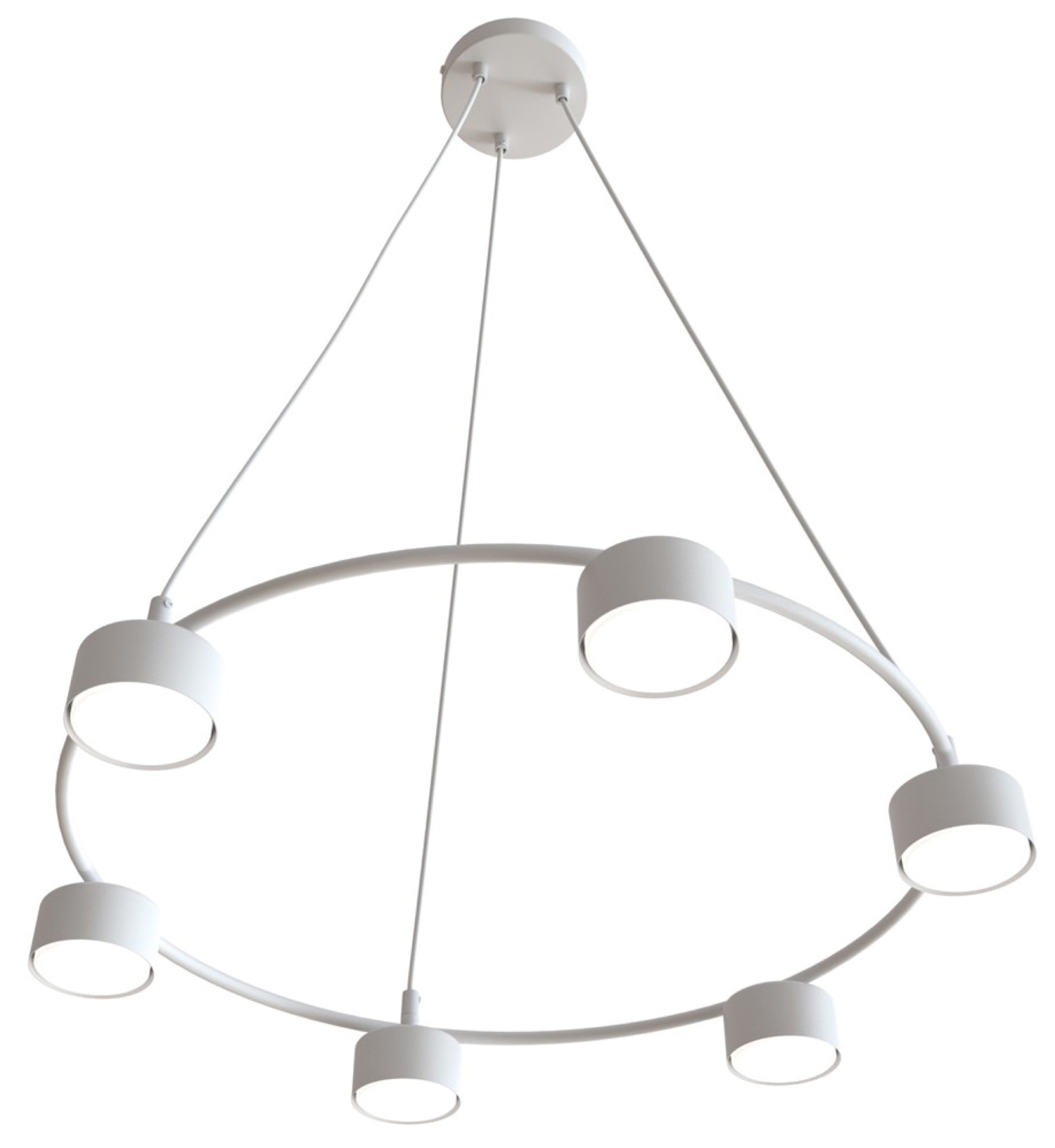 Lampa sufitowa Starlit x6  biała