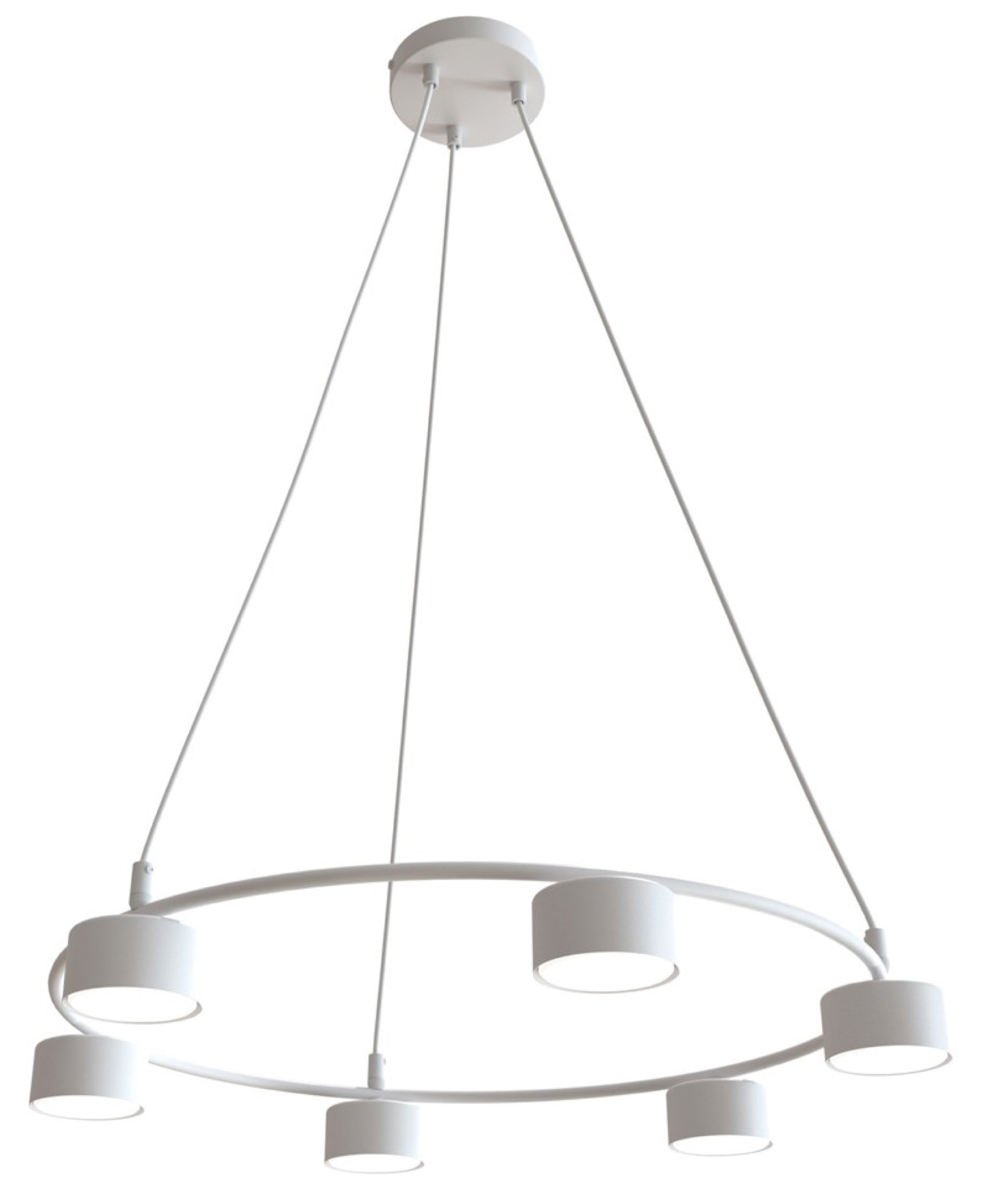 Lampa sufitowa Starlit x6  biała