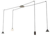 Lampa sufitowa Fuji x4 czarna