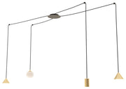 Lampa sufitowa Fuji x4 złota