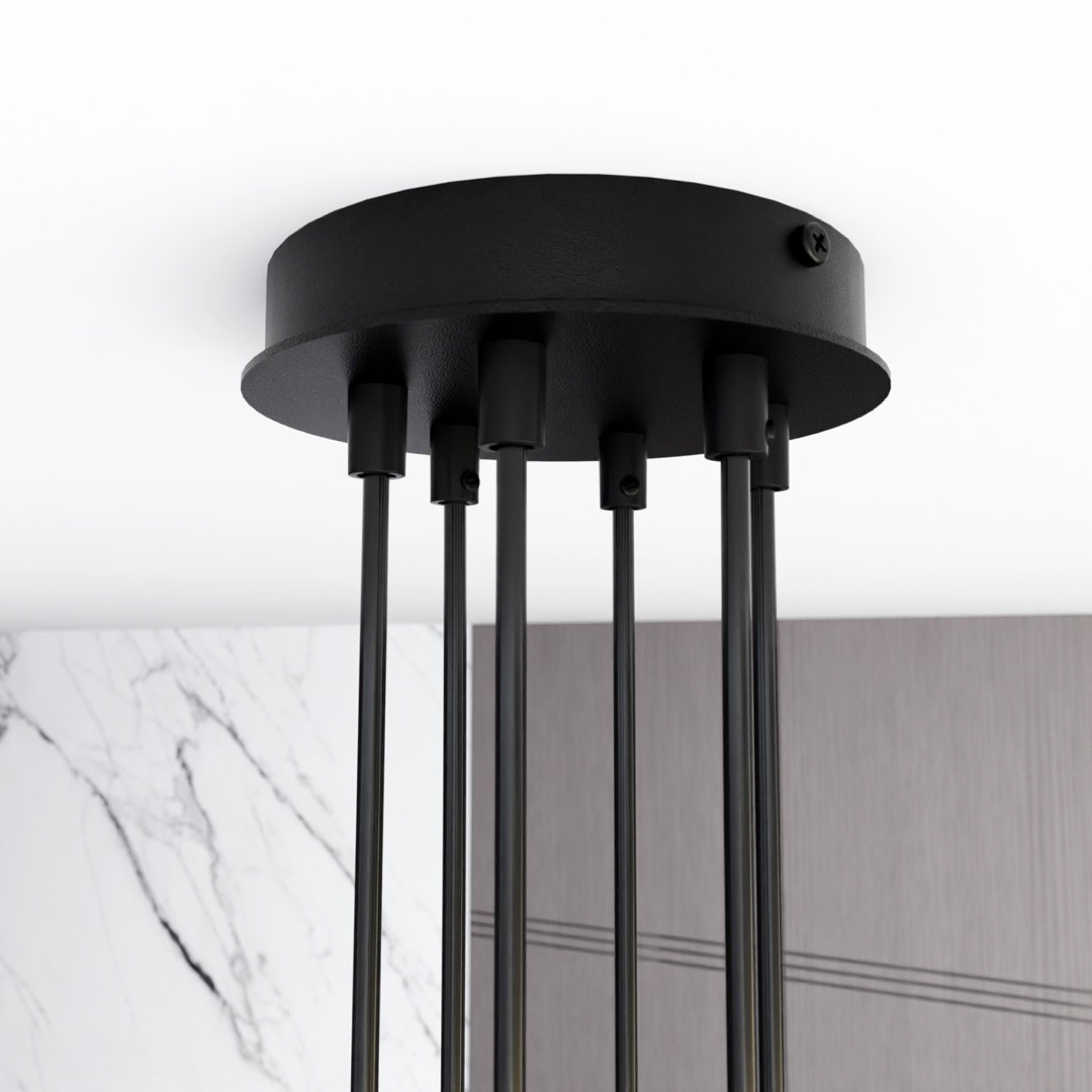Lampa sufitowa Modus x6 czarna
