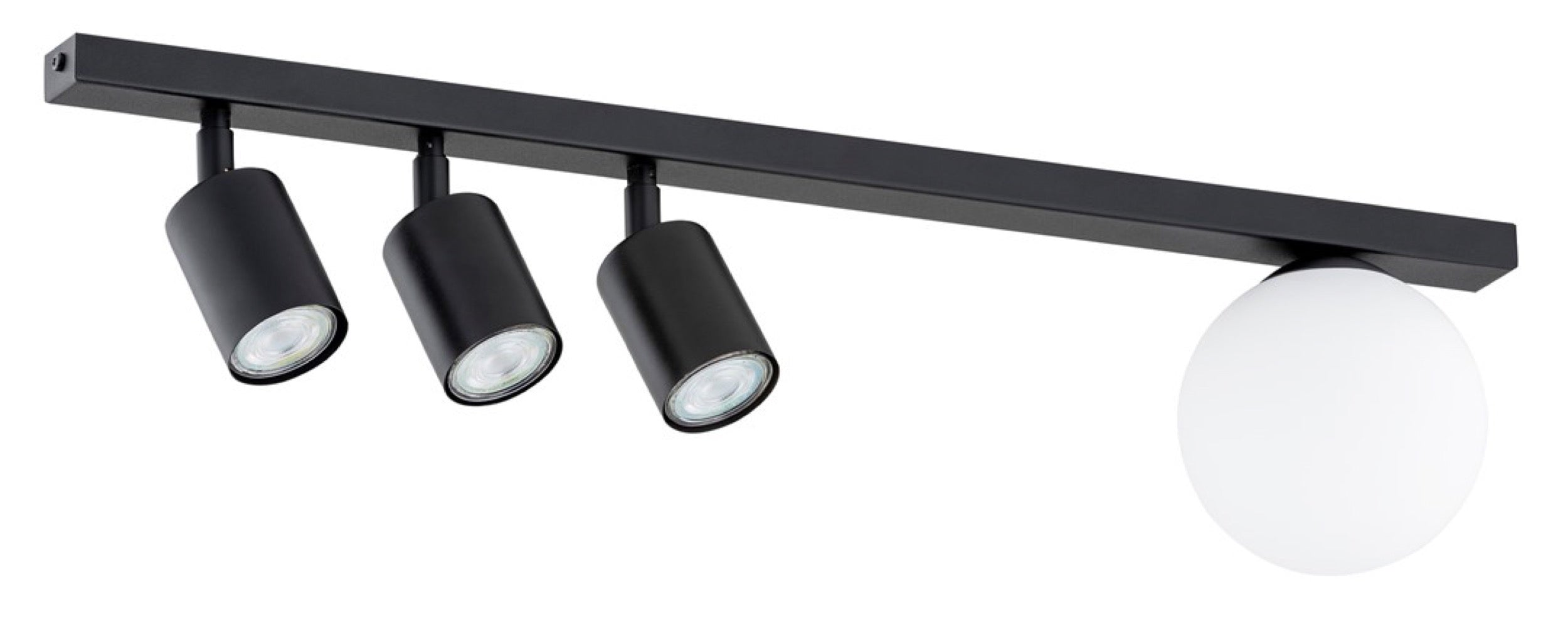 Lampa sufitowa Baster x4 czarna