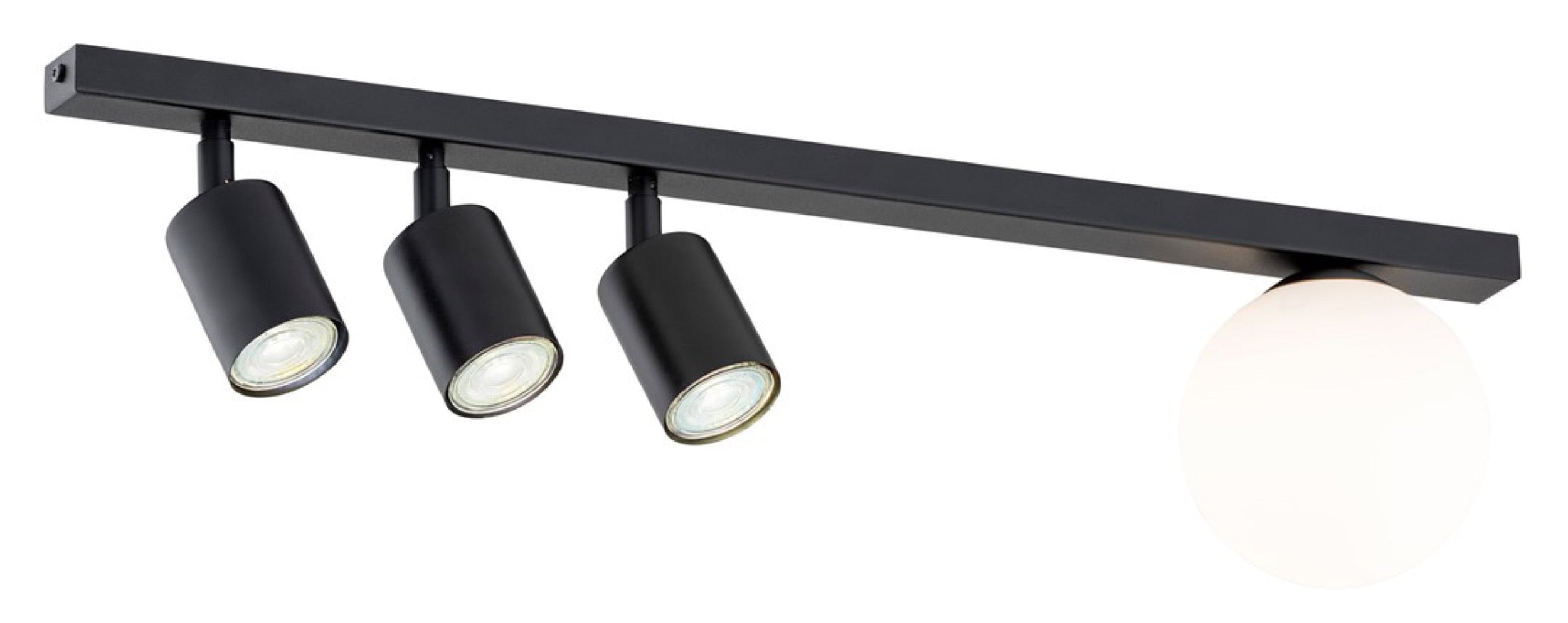 Lampa sufitowa Baster x4 czarna