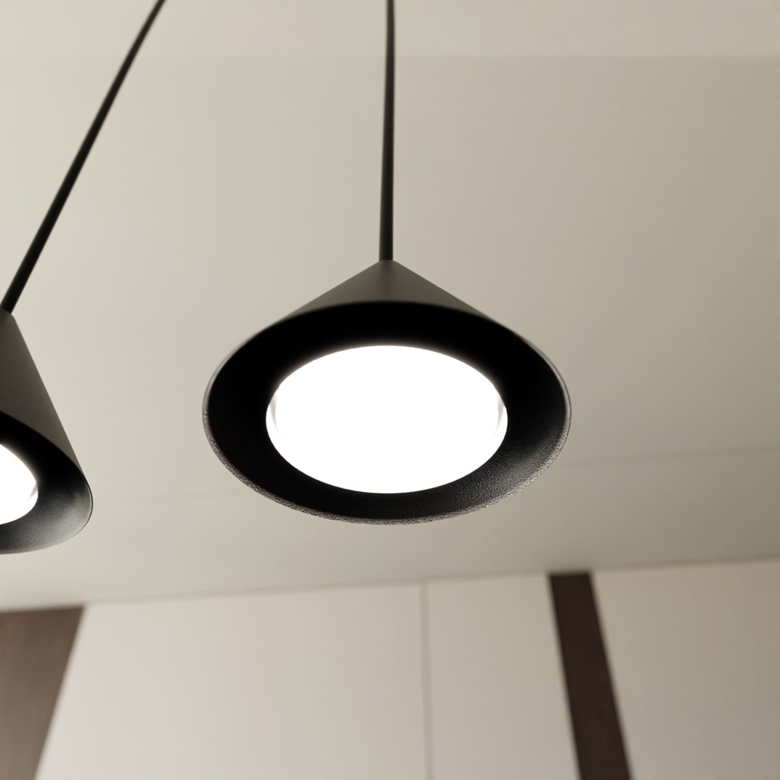 Lampa sufitowa Elit II x4 czarna