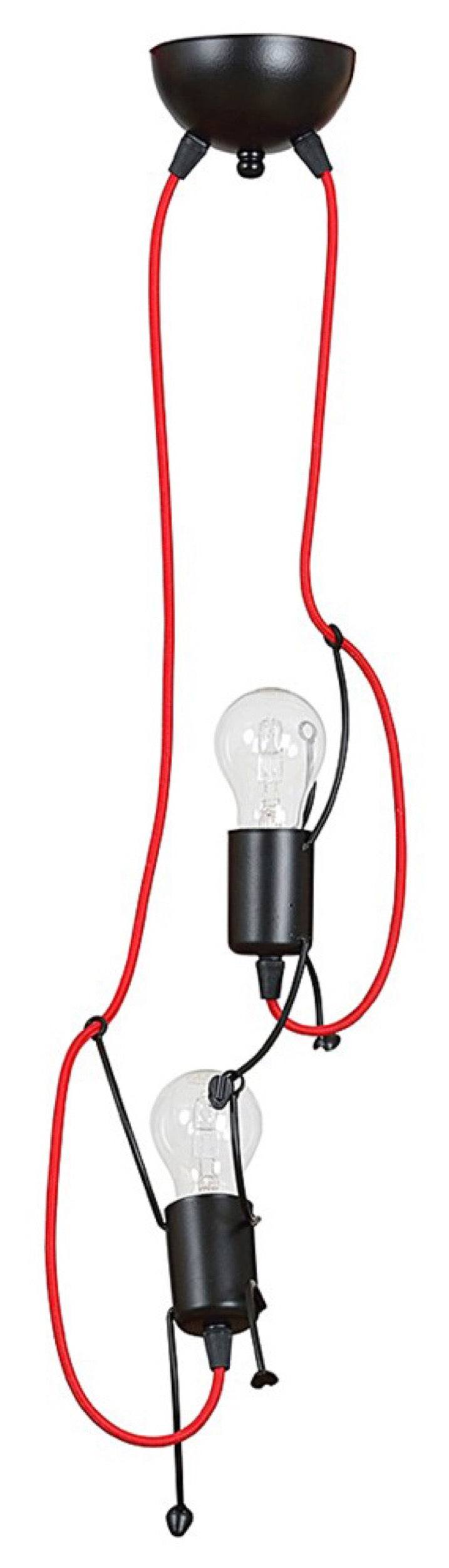 Lampa sufitowa Bobi x2 czarna