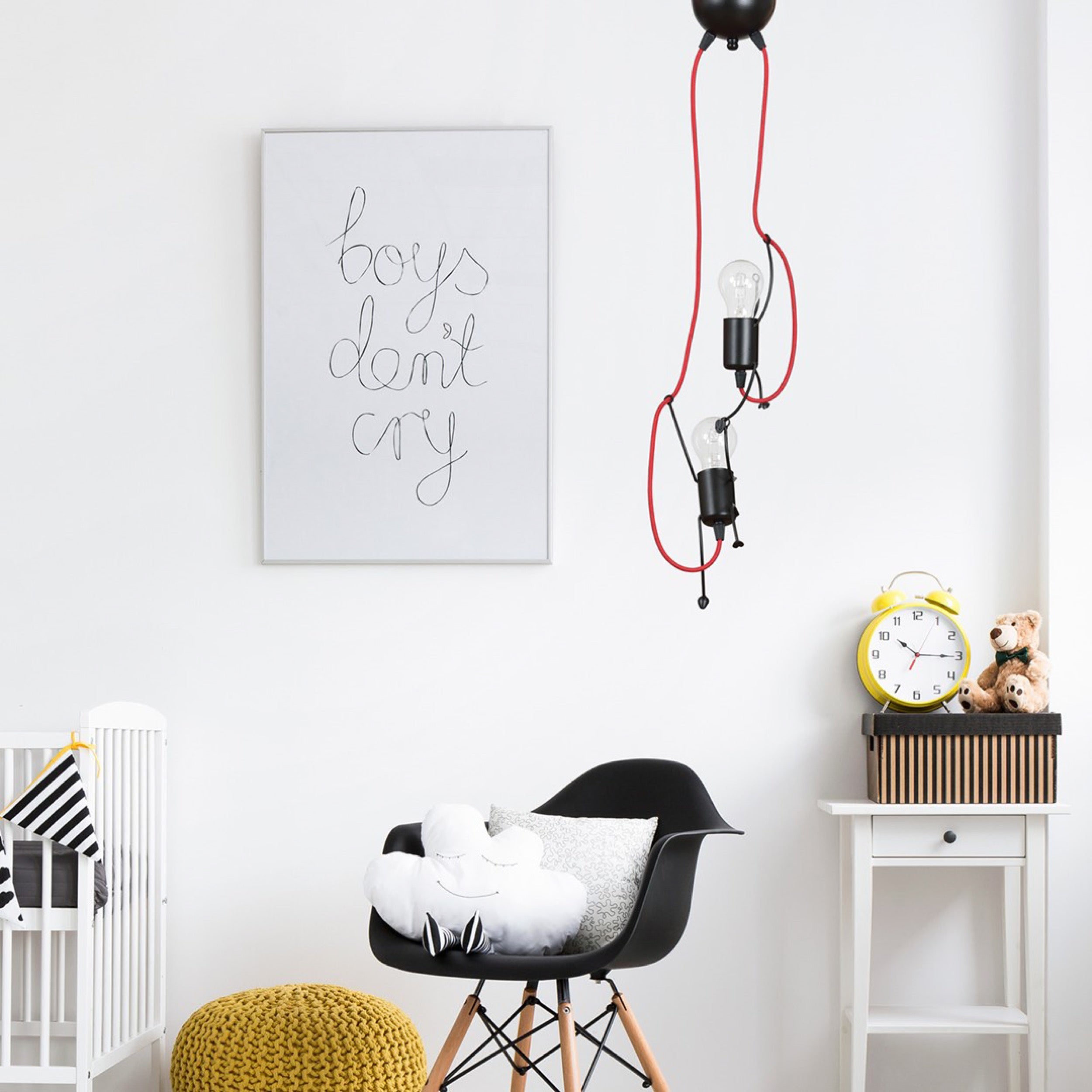 Lampa sufitowa Bobi x2 czarna