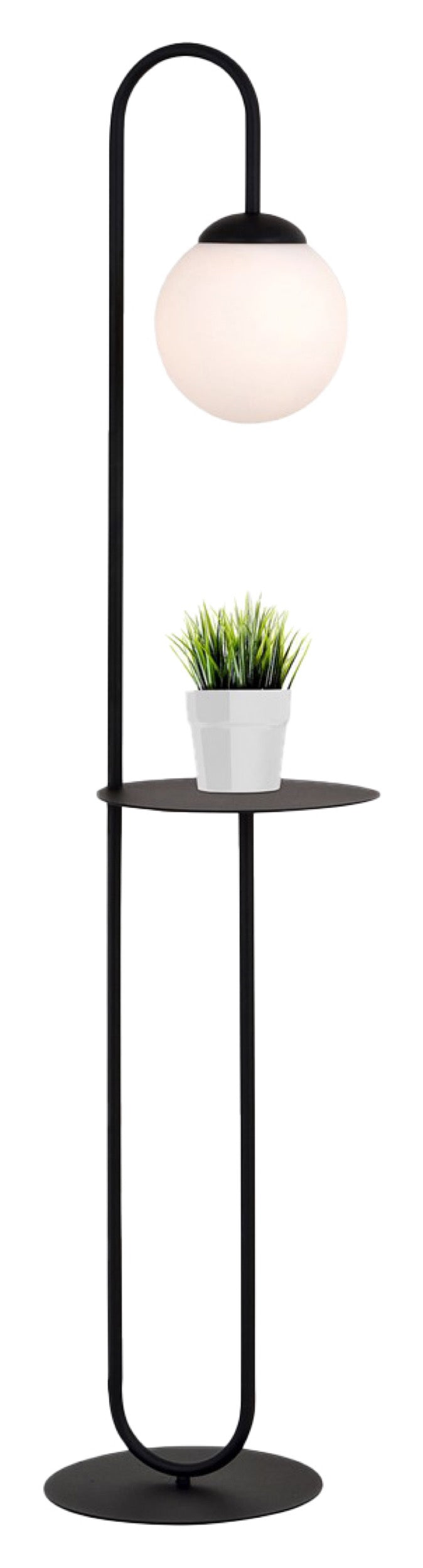 Lampa podłogowa Bari czarna